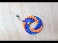 como hacer aros en macrame circulares