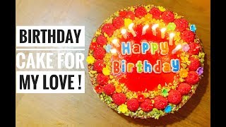 Mango and Raspberry mousse cake!!