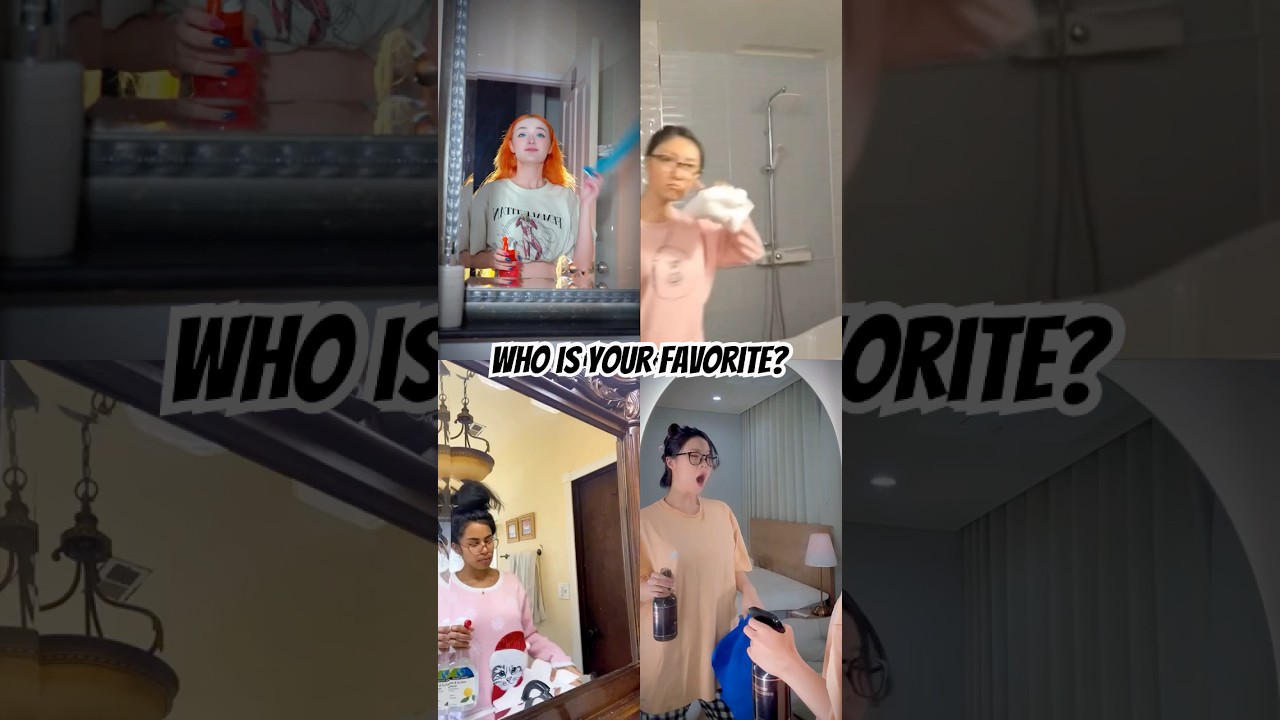 Wipe It Down trend 💫| Who is your favorite? | Part 2 #wipeitdown #makeup #transition #trend