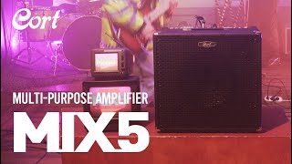 Multi-Purpose Amplifier Mix5 Mix Series Cort Amplifiers