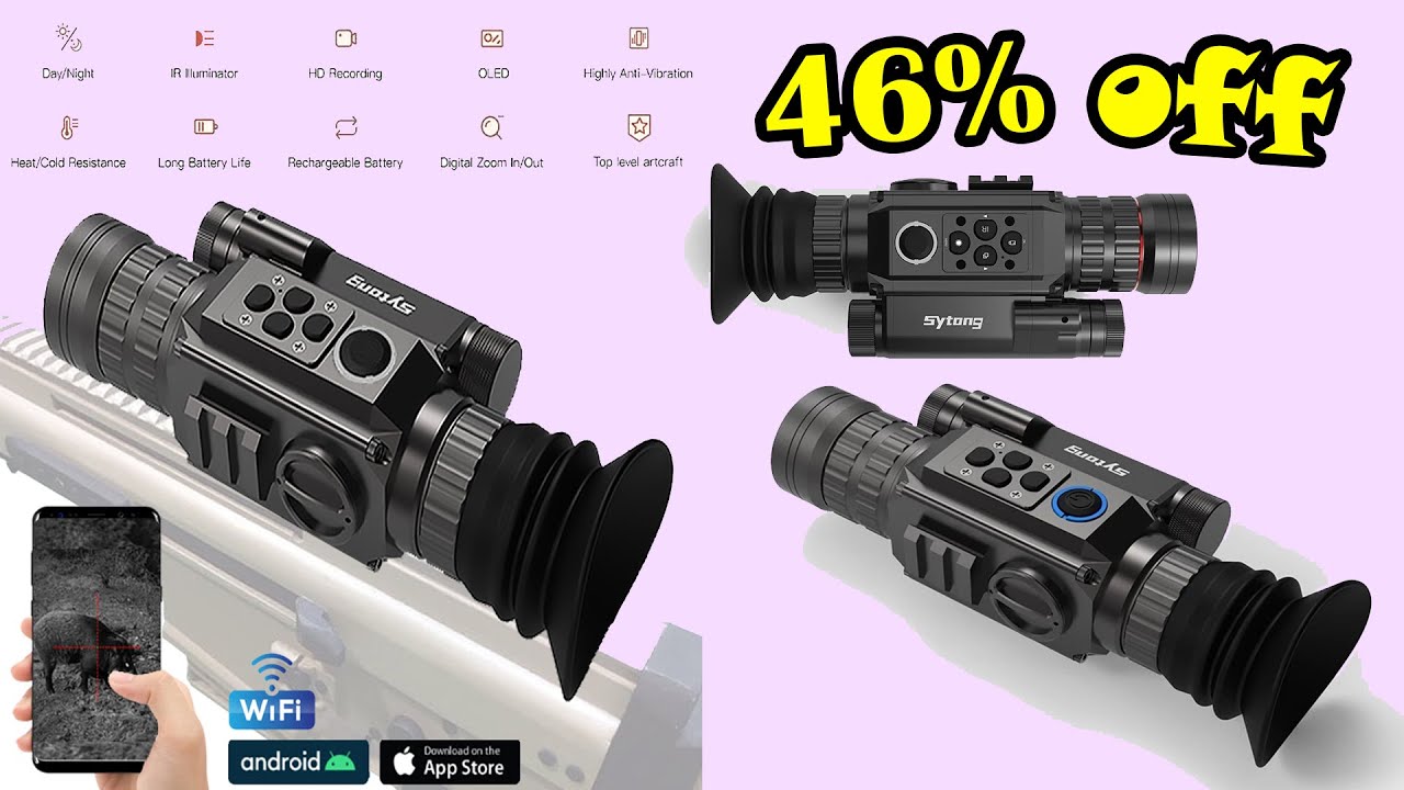 Digital Night Vision Scope WIFI Transmission Aim Sight Night Vision