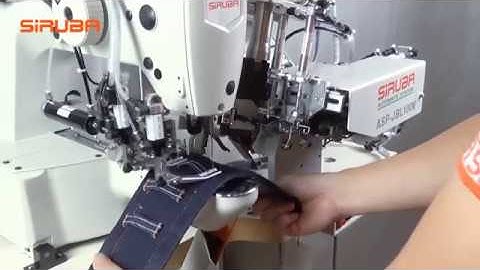 SiRUBA ASP-JBL100V Automatic Belt Loop Bartacking Industrial Sewing Machine