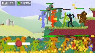 1100 Zombie Chapter 3 Farm Level 126-128 Stickman Zombie Shooter android game screenshot 4