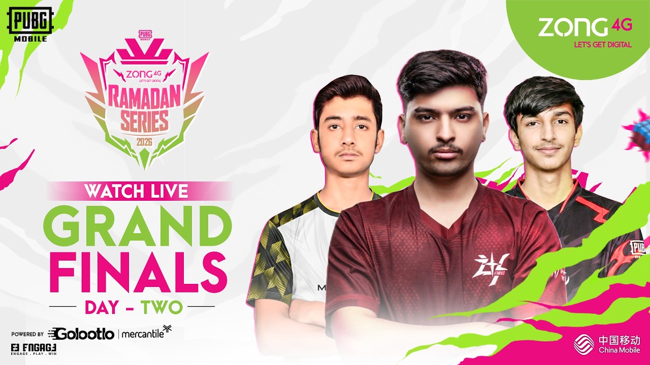 PUBGM RAMZAN SERIES 2026 | ZONG ENGAGE | FINALE DAY 2 |  POWERED BY GOLOOTLO Ft. #4T #SCYT #MAX #RD