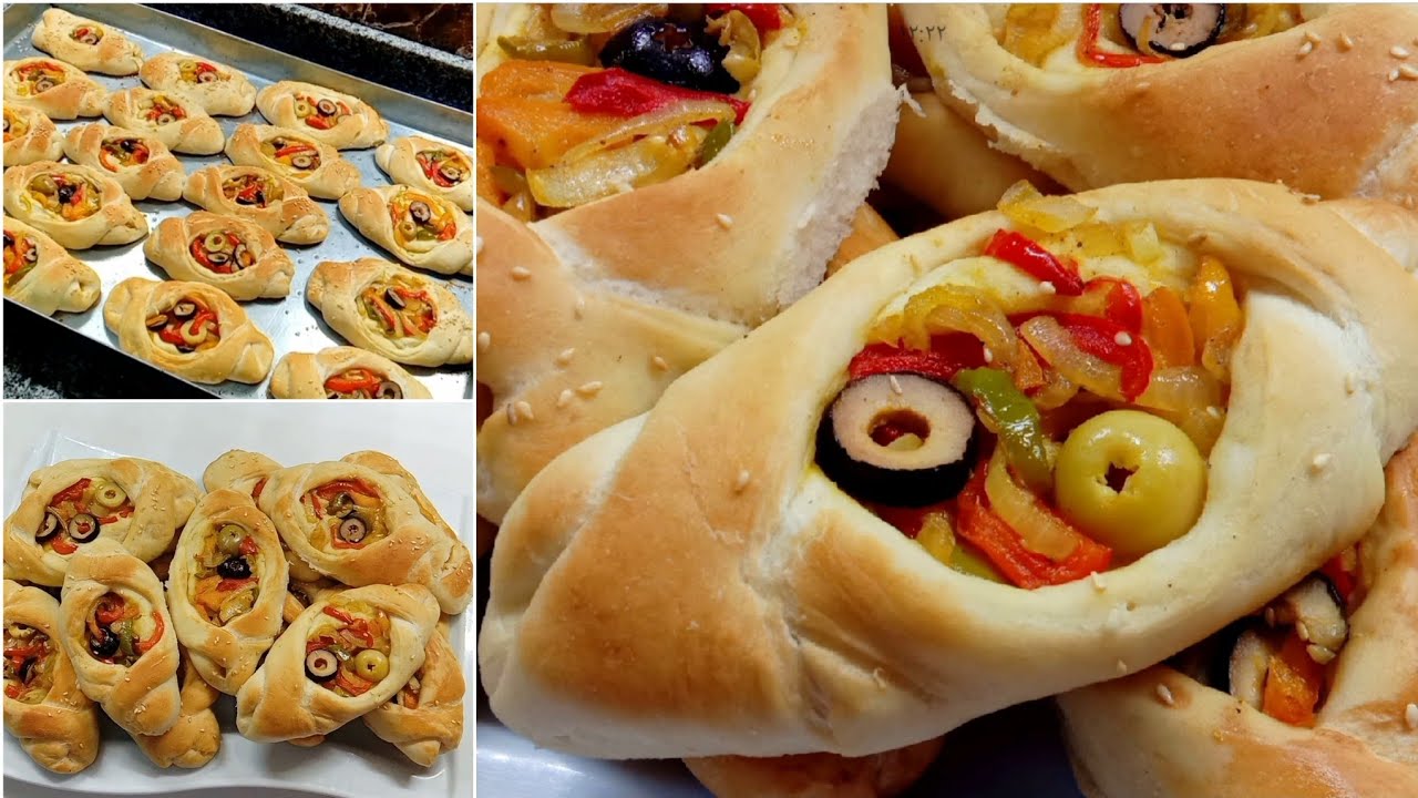 معجنات صيامي هشه و قطنيه بشوية ميه وشويه دقيق للفطار والعشا وللمدارس | اكلات صيامي | اكلات نباتية