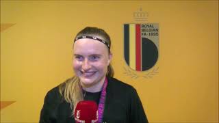 Interview met YLA Club Brugge speelster Davinia Vanmechelen na de winst van de Beker van België 2024
