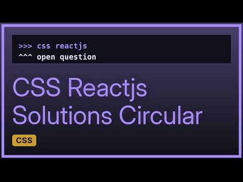 Circular menu with ReactJs