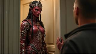 My Door Was Knocked on Last Night  An Alien Woman Entered My House  I Couldn't Speak…