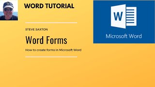 How to create Forms in Microsoft Word