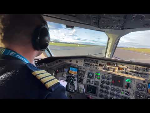 SAAB 340 Birmingham Landing RWY 33 United Kingdom