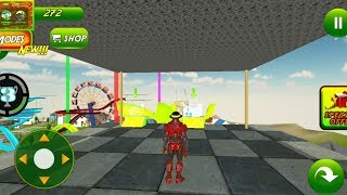 Super Hero Water Slide Uphill Rush || fresh mind games || android game play. screenshot 2
