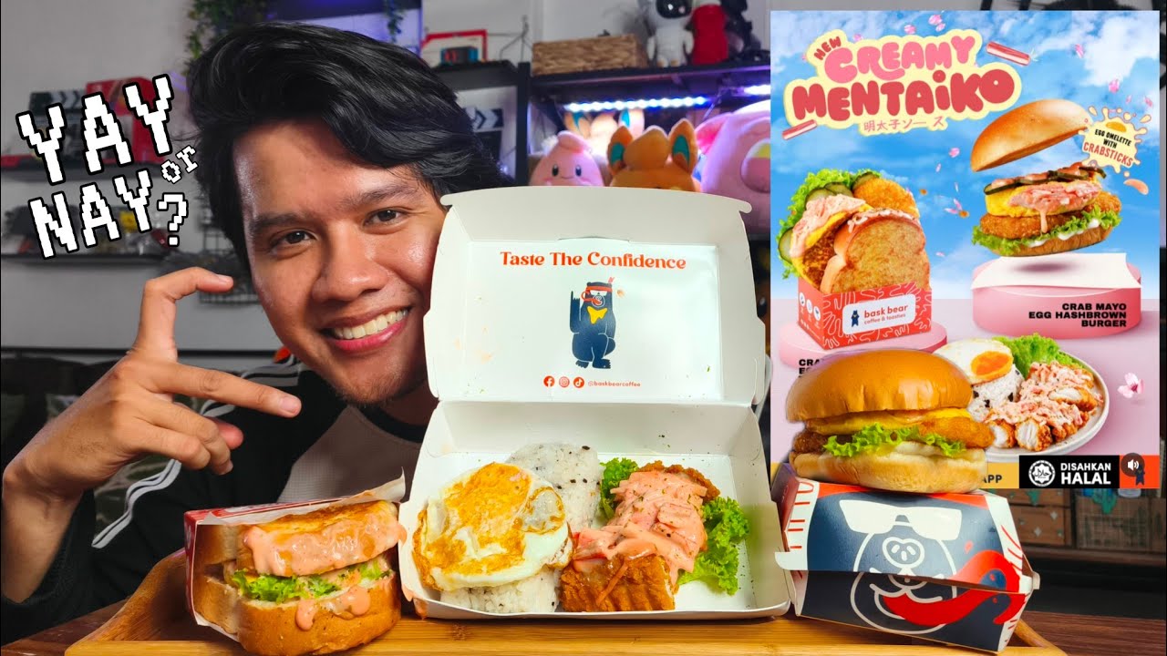 Menu Terbaru Bask Bear : Bask Bear Creamy Mentaiko | THE MOST REALISTIC FOOD REVIEW MALAYSIA