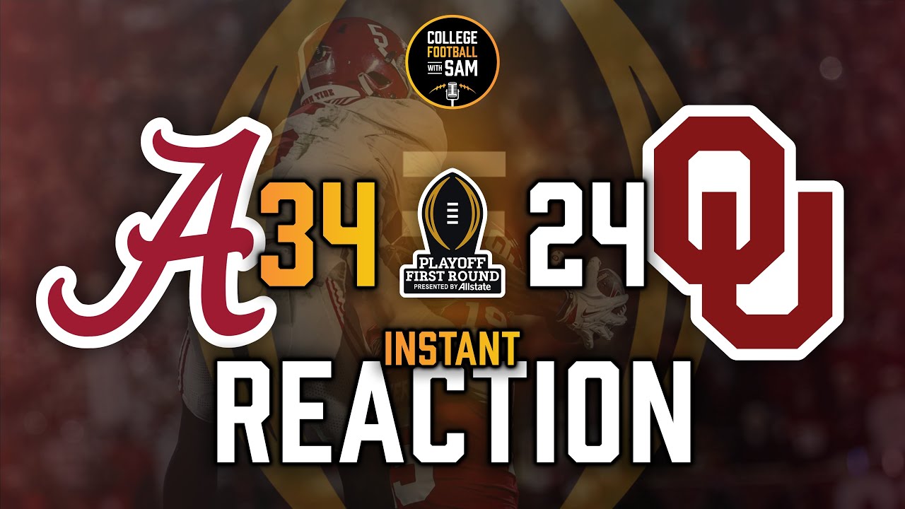 Alabama vs Oklahoma Reaction: Alabama Advances To Play Indiana In The ...