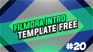 Wondershare Filmora Intro Template 20 Free Download