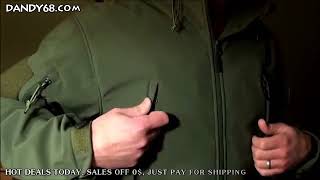 Waterproof Soft Shell Tactical Jacket Outdoor Hunting Sports Army SWAT video 2