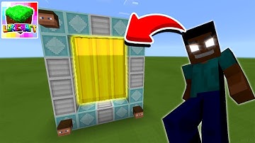 How to Make PORTAL to HEROBRINE in LOKICRAFT