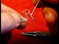 Wire Bending Guide For The Letter R Caps & Lower Case. Learn To Make Names & Words In Wire. DIY