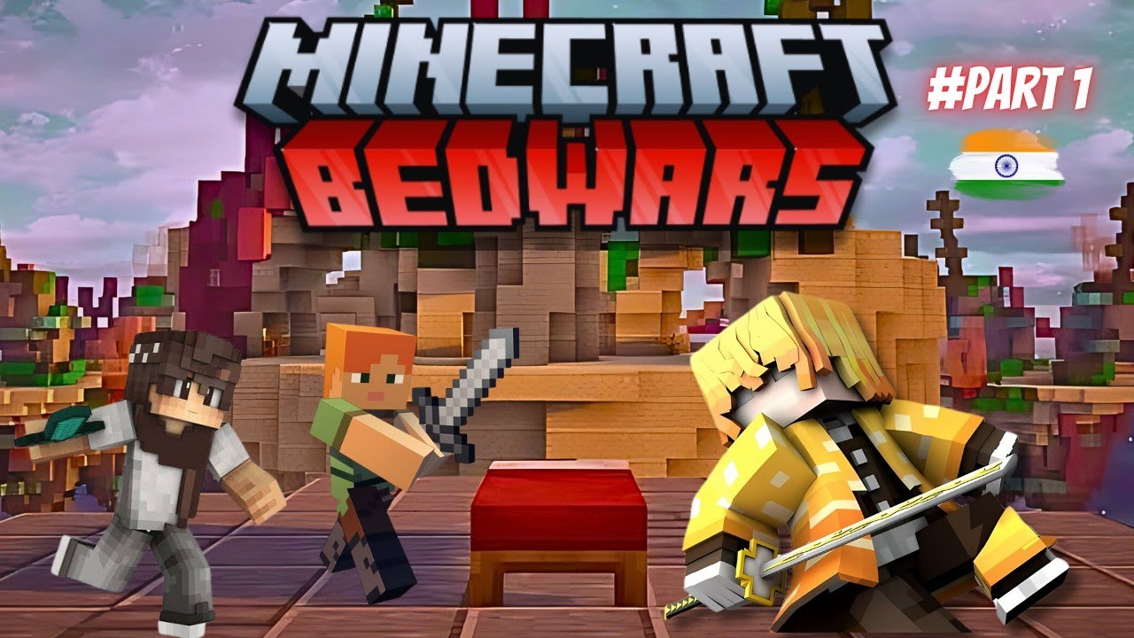 Playing Hive BedWars For The First Time🤩😱 || Minecraftpe #badwars # ...