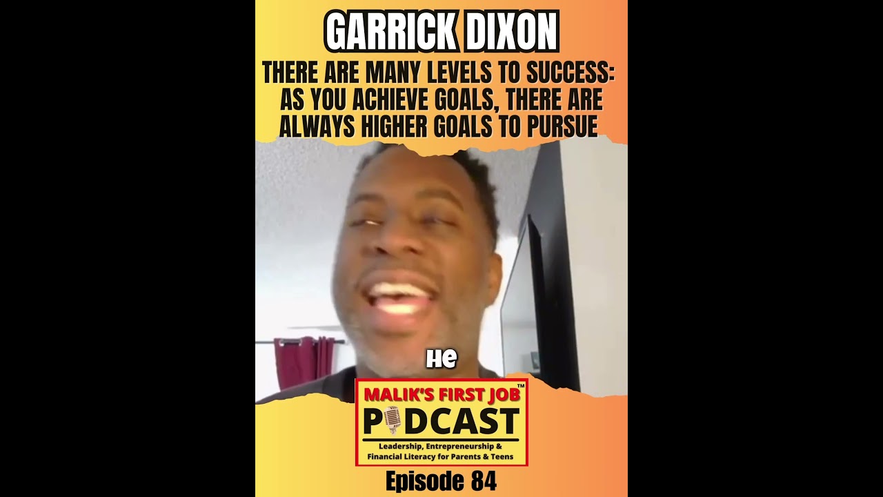 Are there Levels of Success? - Garrick Dixon