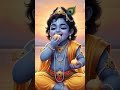 Krishna ji ladu kha rahe hai #krishna #aivideo #aishorts