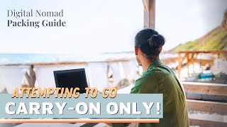 DIGITAL NOMAD PACKING: Is it possible in a carry-on only? ft. @SteveYalo​ by Tripped Travel Gear 1,390 views 1 year ago 16 minutes