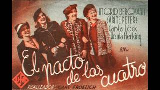 The Four Companions 1938 Ingrid Bergman, Sabine Peters, Carsta Löck, Ursula Herking