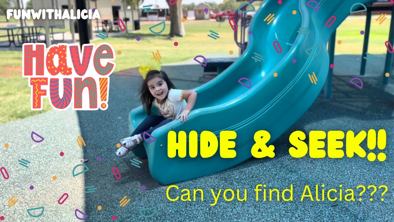 Playing Hide and Seek at the Park | Fun at the Playground - YouTube