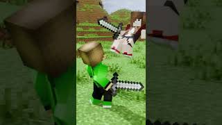 minecraft animasyin fight (Part 1) #minecraft #aesthetic #minecraftnostalgia #blender #animation