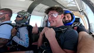 Regan first Skydive
