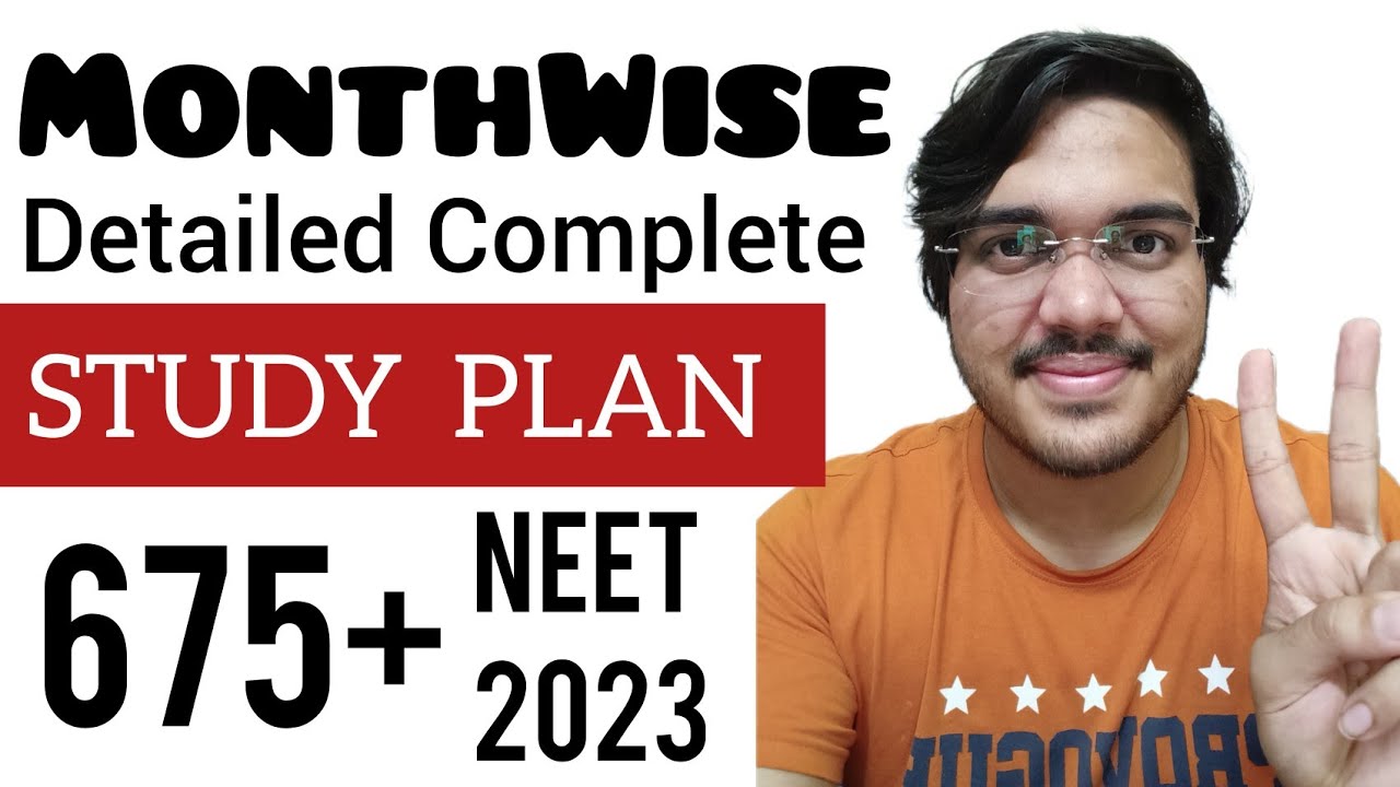 COMPLETE 1 Year Strategy for 675+ in NEET 2023 | #SelfStudy #aiims ...