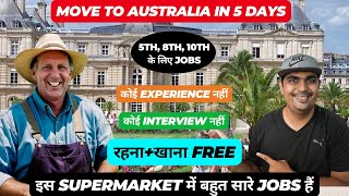 🇦🇺 Australia FREE Work Visa In 5 Days | Australia Jobs For Indians | Skill Shortage Visa 🇦🇺