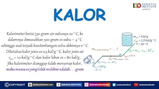 Kalor dan Perpindahan Kalor - Soal 18 Es yang tidak melebur