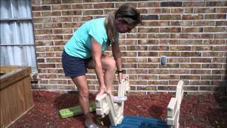 Easy Assembly of the Step2 Sit & Play Picnic Table with Umbrella