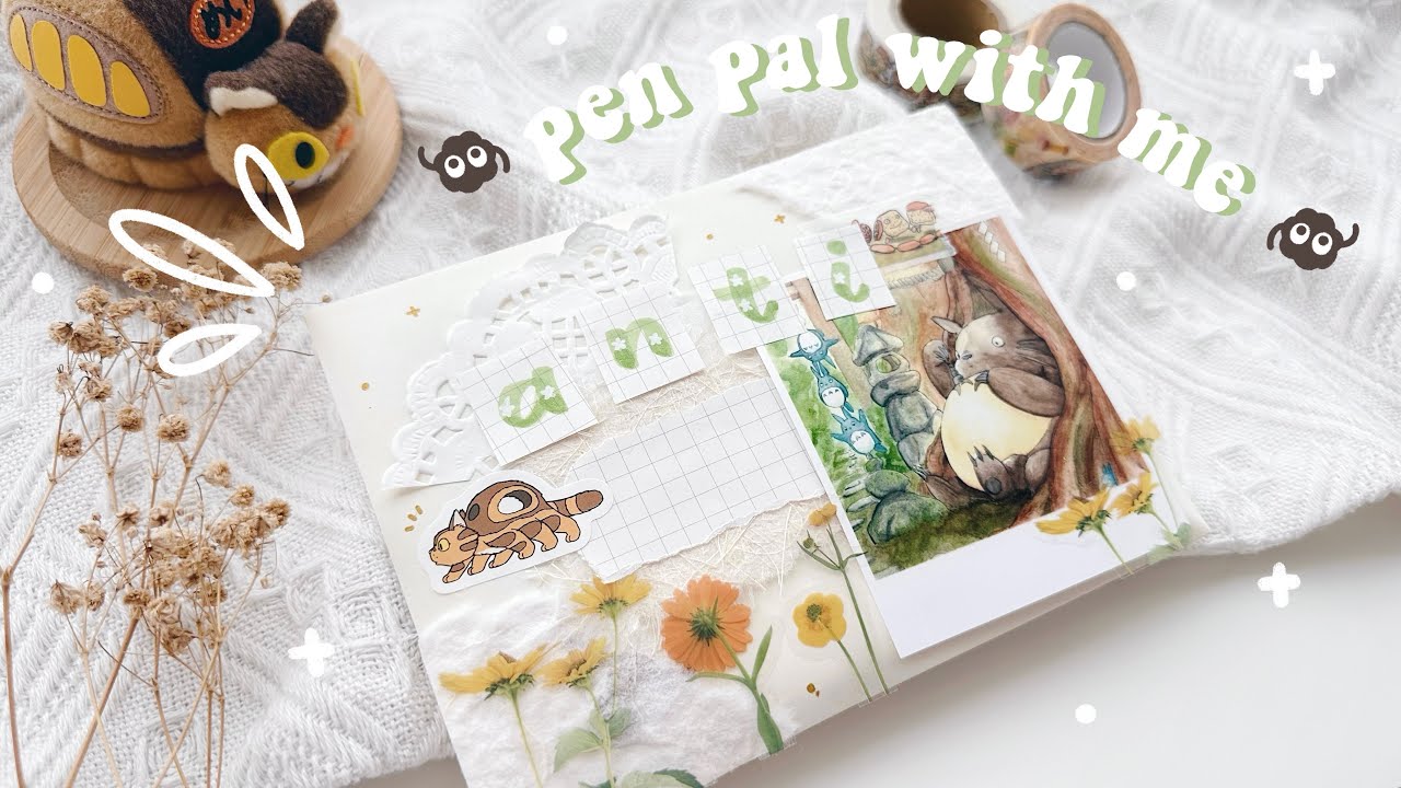 🌱 pen pal with me #32 // studio ghibli themed letter