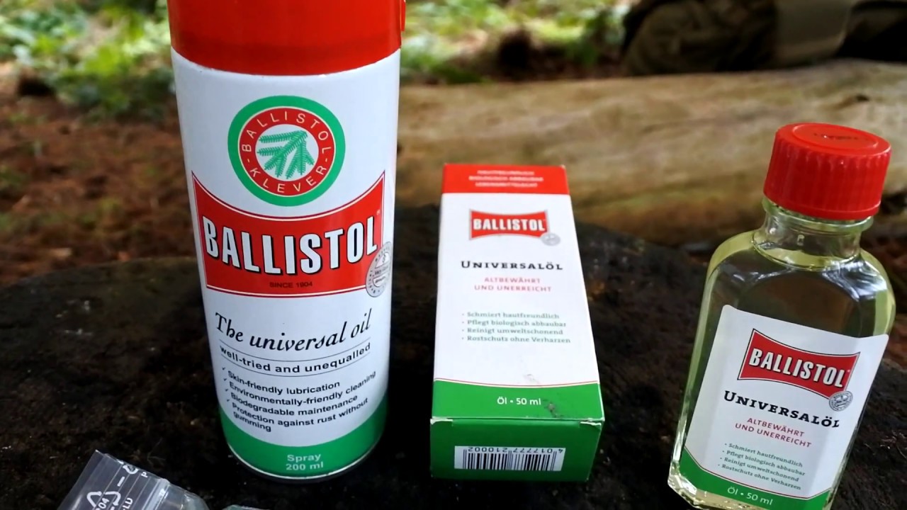 Ballistol Universal Oil: The Woodsman's Friend. 