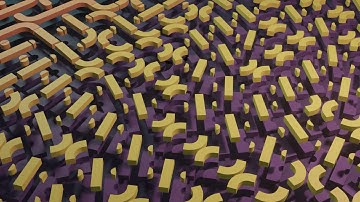 Animated truchet tiles - blender animation nodes