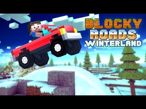 Blocky Roads Winterland iPhone 5S iOS 7.1 Beta HD Gameplay Trailer