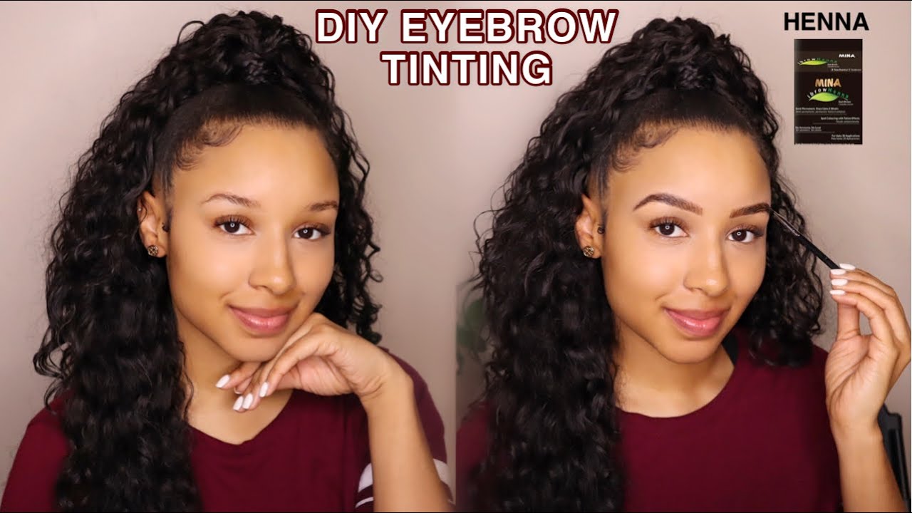 HOW TO TINT YOUR EYEBROWS AT HOME | HENNA APPLICATION