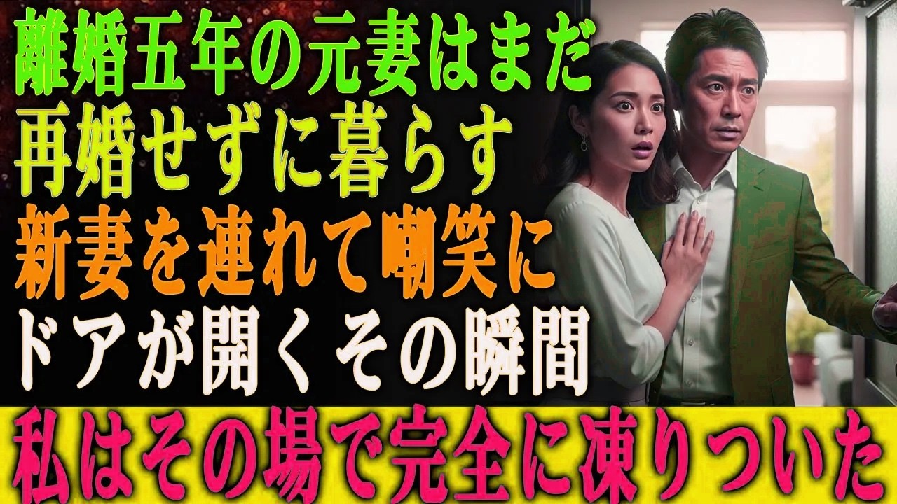 離婚して5年、元妻はまだ再婚していなかった。 その日、私は新しい妻を連れて彼女を嘲笑いに行った。 しかし、ドアが開いた瞬間—— 私はその場で凍りついた。