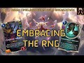 Embracing the rng with newly buffed timelines rissu combo  deck gameplay  legends of runeterra