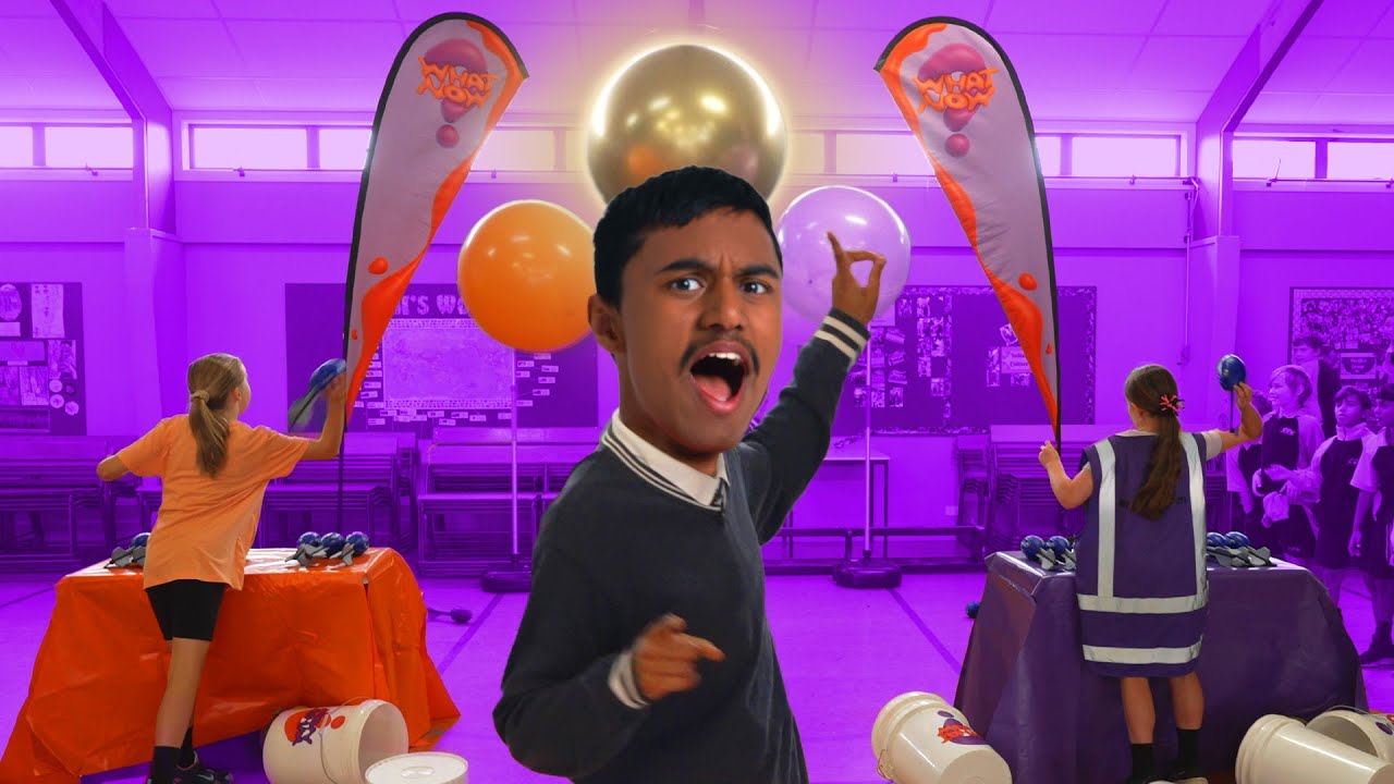 Darts BOUNCE off the balloons?! | Head-to-Head Race... Loser Gets Gunged! | What Now? Mess