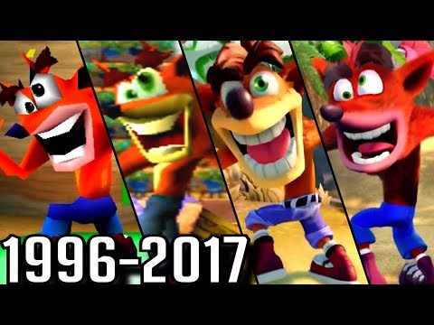 Evolution of Crash Bandicoot Victory Dances (1996-2017)
