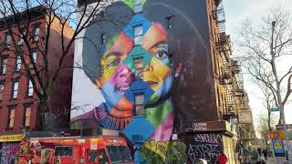 [4K]🇺🇸NYC Winter Walk, East Village(Part 1/2) Dec.27 2020