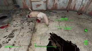 FALLOUT 4 - Hilarious Glitch - Break Dancing Corpse