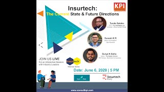 Insurtech Webinar Series - the current & future directions of Insurtech Industry
