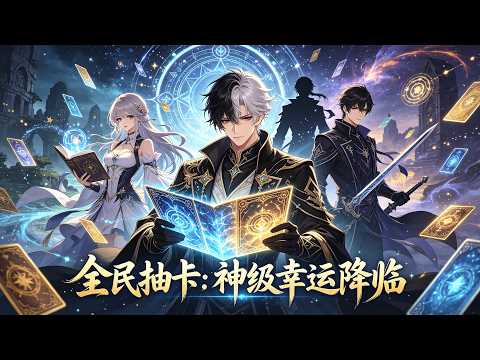 【FREE】《全民抽卡：神级幸运降临》穿越魔卡世界激活神级幸运，开局抽到传说魔卡，一路逆袭成为最强者#动漫 #小说改编 #漫画