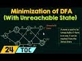 Minimization of DFA (With Unreachable States)