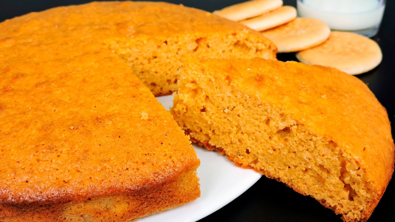 BIZCOCHO DE GALLETAS (bizcocho casero y fácil)