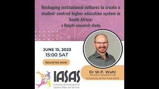 A Delphi Study from the Global South- Dr. W.P. Wahl