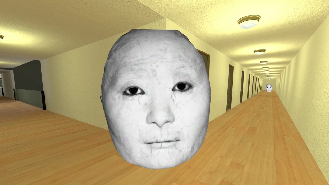 Спаситесь от жуткого лица в отеле - Garry's Mod